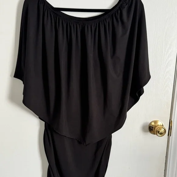 Elegant Black Off-Shoulder Dress – Women’s Size L, Cocktail/Evening Style - Picture 2 of 4